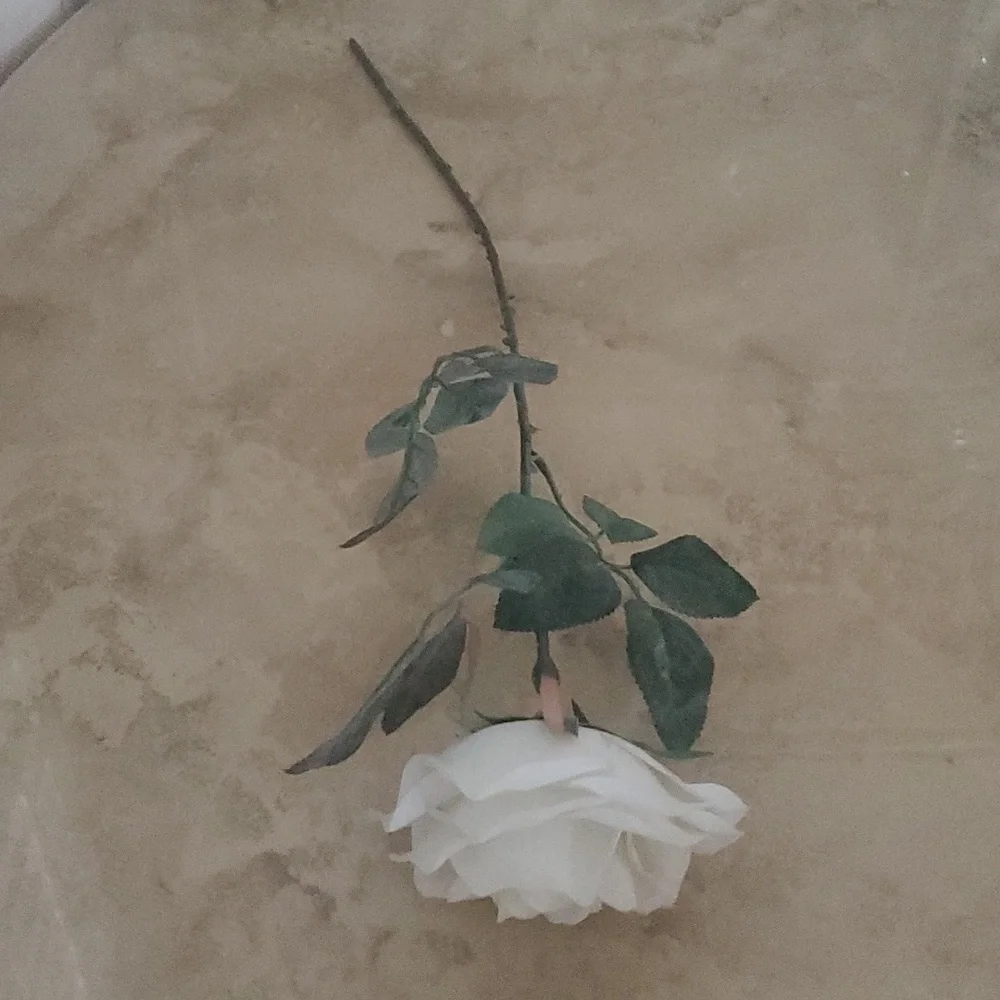 **SALE**Faux White Rose